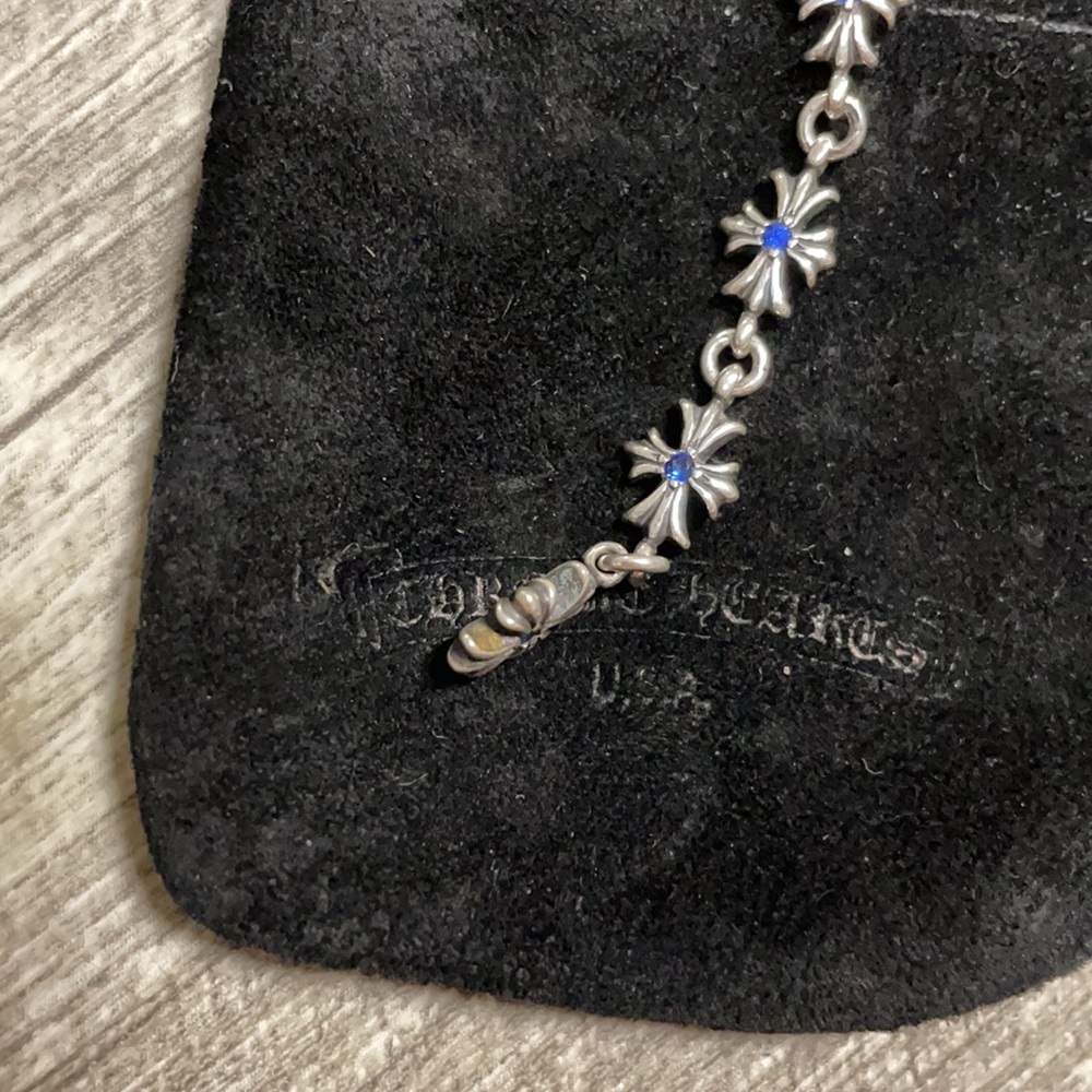 Authentic Chrome Hearts 5-Link Tiny E Earring - image 3